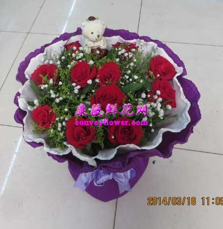 红玫瑰图片鲜花速递 红玫瑰图片